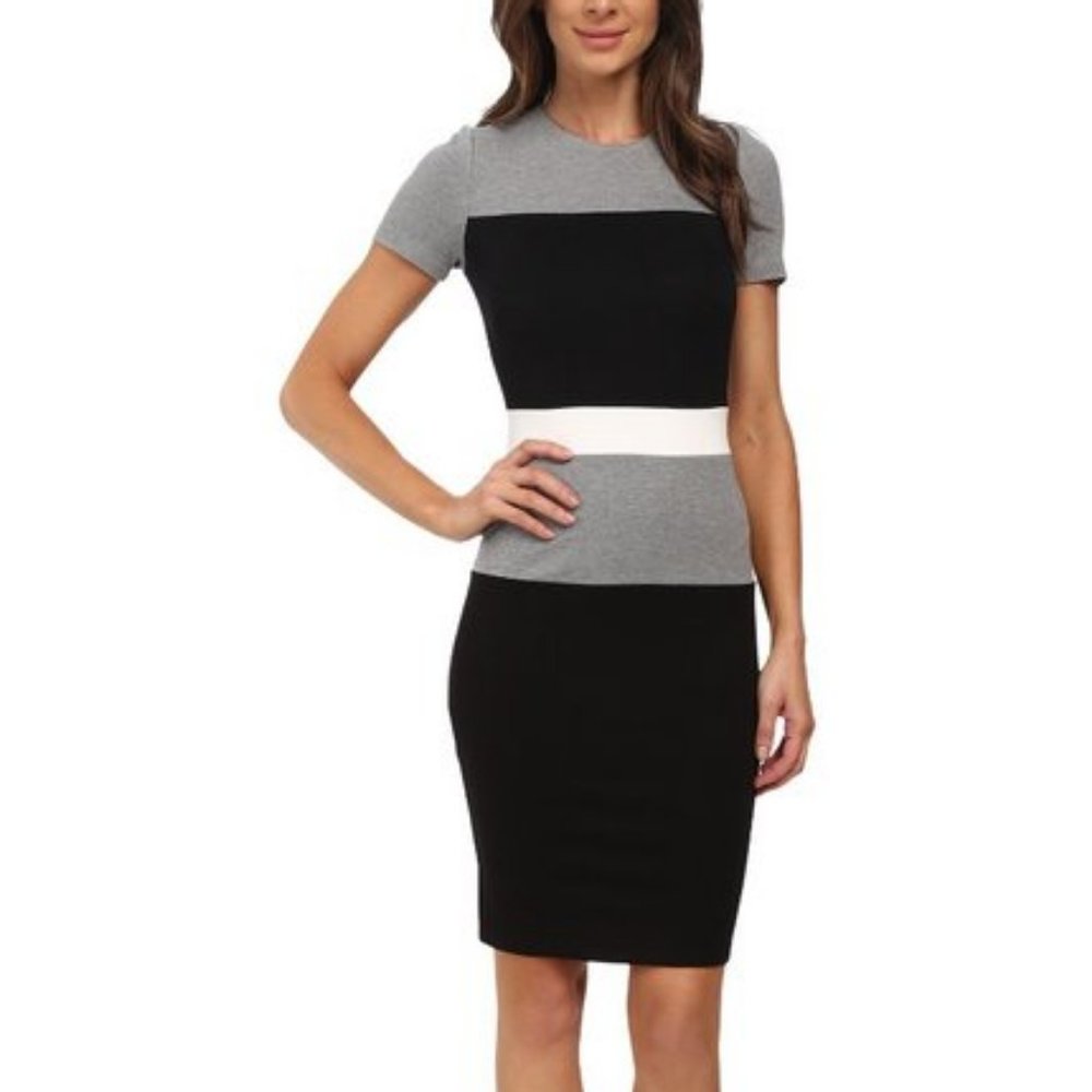 French Connection Lula Stretch Sheath Dress 0 - Picture 1 of 6